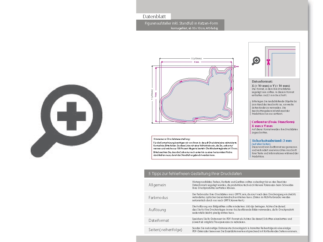 Product Bild figurenaufsteller_inkl__standfu___in_katze-form_konturgefr__st__ab_10_x_10_cm__einseitig_4_0-farbig_bedruckt