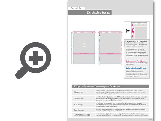 Product Bild durchschreibes__tze_din_a3_hoch__2-fach__1_1-farbig__100_s__tze_je_block