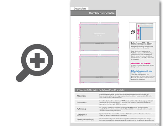 Product Bild durchschreibes__tze_din_a7_hoch__4-fach__4_0-farbig__100_s__tze_je_block