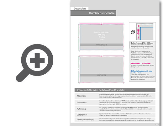 Product Bild durchschreibes__tze_din_lang_quer__2-fach__1_1-farbig__50_s__tze_je_block