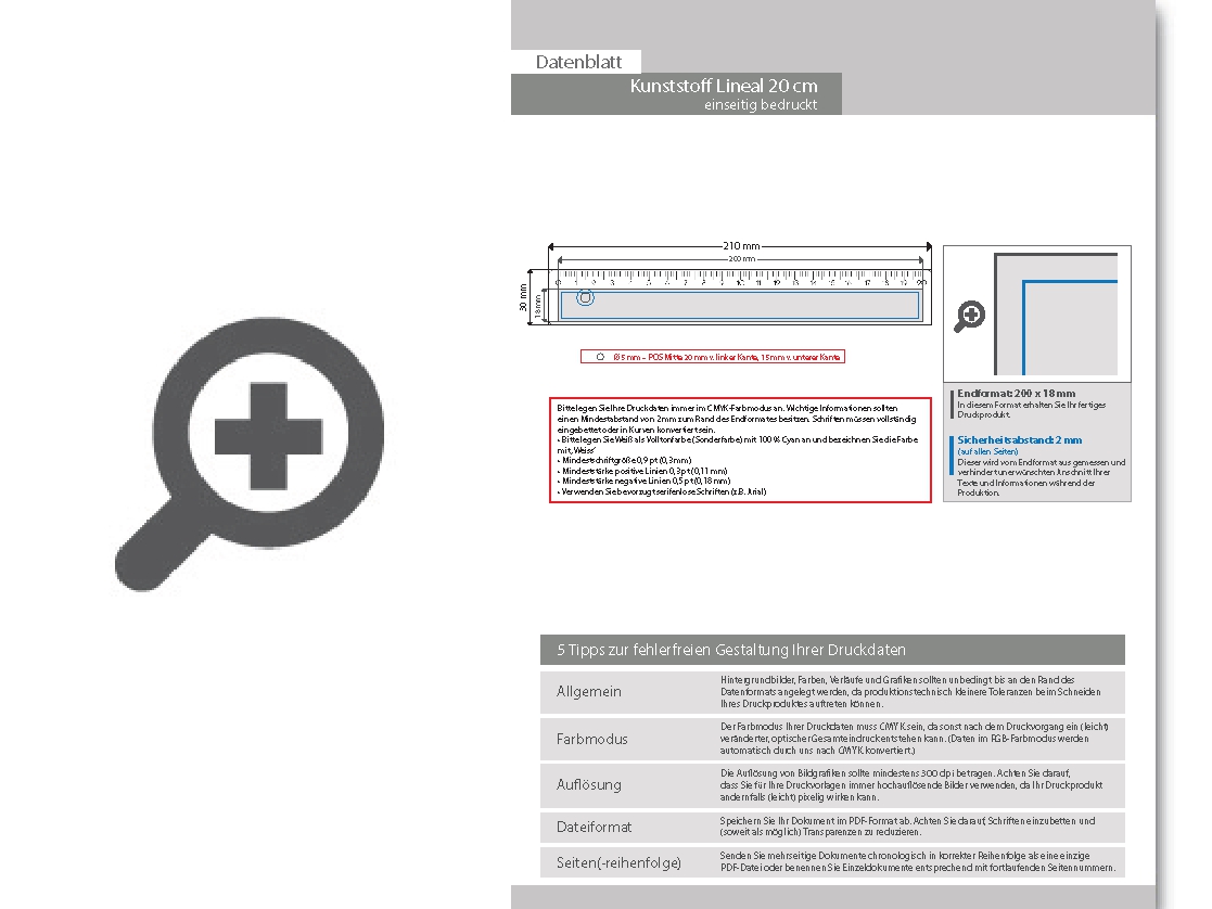 Product Bild hochwertiges_kunststoff_lineal_20cm__4-farbig__einseitig_bedruckt